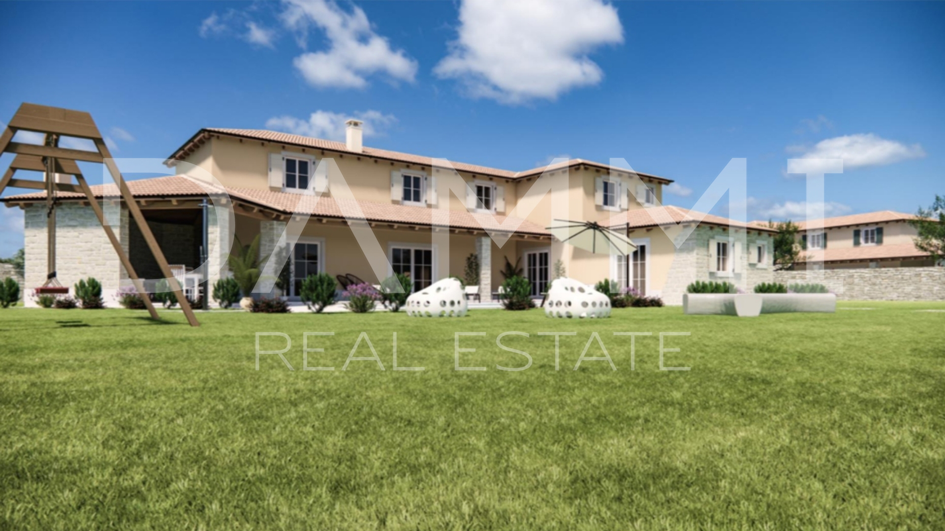 ISTRIA, CANFANGO - LUSSUOSA VILLA IN PIETRA CON PISCINA